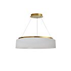 Dainolite CIR-2634C-AGB-790 Circulo 34W White LED Chandelier