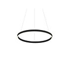 Dainolite Circulo CIR-3263C-MB 1 Light Matte Black 63W LED 1-tier Chandelier
