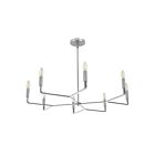 Dainolite CLT-328-PC Colette 8 Lights 480W Polished Chrome LED Chandelier