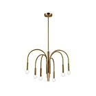Dainolite CLY-246C-AGB Callway 6 Lights 360W Aged Brass LED Chandelier