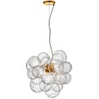 Dainolite CLZ-206P-AGB Charlize 6-Lights 240W Aged Brass Pendant