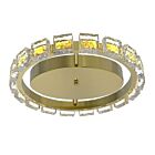 Dainolite CMA-1616LEDFH-AGB Camila 16W Aged Brass LED Flush Mount