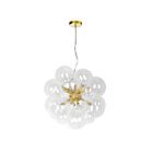 Dainolite Comet CMT-206P-CLR-AGB 6 Lights Clear 240W halogen Pendant