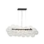 Dainolite Comet CMT-418HP-CLR-MB 10 Lights Clear 400W Halogen Horizontal Pendant