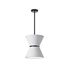 Dainolite Caterine CTN-121P-MB-790 1 Light White 100W Incandescent Pendant