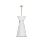 Dainolite Caterine CTN-141P-AGB-790 1-Light 100W White LED Pendant