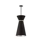 Dainolite Caterine CTN-141P-MB-697 1-Light 100W Black LED Pendant