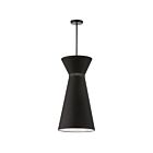 Dainolite Caterine CTN-141P-MB-797 1-Light 100W Black LED Pendant