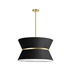 Dainolite Caterine CTN-244C-AGB-797 4 Lights Black 400W Incandescent 2-tier Chandelier