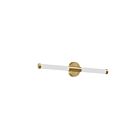 Dainolite Corvette CVT-2412LEDW-AGB 1-Light 12W Aged Brass Wall Sconce