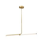 Dainolite Corvette CVT-4824LEDHP-AGB 24W Aged Brass LED Pendant