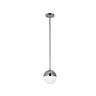 Dainolite DAY-71P-PC Dayana 1-light 40w Polished Chrome Halogen Rod Pendant