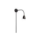 Dainolite Windford DGUW224-MB 1 Light Matte Black 50W Halogen Wall Lamp