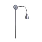 Dainolite DGUW224-SC 1-light 50w Satin Chrome LED Gooseneck Wall Lamp
