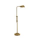 Dainolite Fedora DM1958F-AGB 1 Light Aged Brass 60W Incandescent Adjustable Pharmacy Floor Lamp