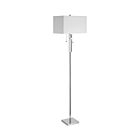 Dainolite DM231F-PC Decorative 2-lights 200w Polished Chrome LED Floor Lamp