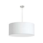 Dainolite DRM-L-790 Oversized Drum 1-light 150w White LED Drum Pendant