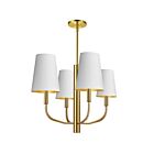 Dainolite Eleanor ELN-214C-AGB-692 4-Lights 240W White LED Pendant
