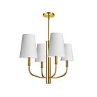 Dainolite Eleanor ELN-214C-AGB-790 4-Lights 240W White LED Pendant