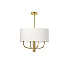Dainolite Eleanor ELN-224C-AGB-790 4-Lights 240W White LED Pendant