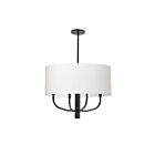 Dainolite Eleanor ELN-224C-MB-790 4-Lights 240W White LED Pendant