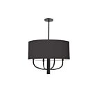 Dainolite Eleanor ELN-224C-MB-797 4-Lights 240W Black LED Pendant