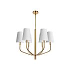 Dainolite Eleanor ELN-286C-AGB-790 6-Lights 360W White LED Pendant