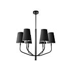 Dainolite Eleanor ELN-286C-MB-697 6-Lights 360W Black LED Pendant