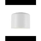 Dainolite Emilia EMI-81FH-MW 1-Light Matte White 60W Incandescent Flush Mount