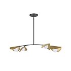 Dainolite Emma EMM-414HP-MB-AGB 4-Lights 100W Black Pendant