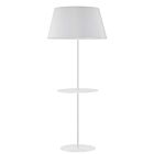 Dainolite GTC-R641F-MW-WH Gretchen 150W Matte White LED Floor Lamp