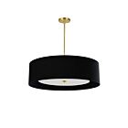 Dainolite Helena HEL-304P-AGB-BW 4-Lights 240W Aged Brass Pendant