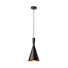 Dainolite HKI-81P-BK Helsinki 1-light 60w Matte Black LED Cord Pendant
