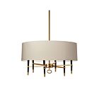 Dainolite LAN-246C-VB-CRM Langford 6-lights 360w Vintage Bronze Incandescent Chandelier