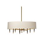 Dainolite LAN-408HC-VB-CRM Langford 8-lights 480w Vintage Bronze Incandescent Chandelier