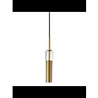 Dainolite Luna LUN-1LEDP-AGB Aged Brass 1-Light 6W LED Pendant