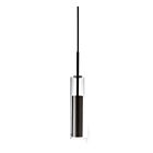 Dainolite LUN-1LEDP-BK Luna 1-light 5w Black LED Cord Pendant