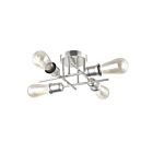 Dainolite NEB-184SF-BC Nebraska 4-lights 160w Burnished Chrome LED Semi Flush Mount