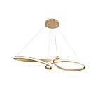 Dainolite Nola NOL-4350LEDHP-AGB 50W Aged Brass LED Pendant