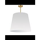 Dainolite Oversized Drum ODR-L-790 1-Light White 100W LED Oversized Drum Pendant