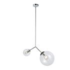 Dainolite ORN-212P-PC Orion 2-lights 120w Polished Chrome Incandescent Pendant