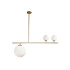 Dainolite ORN-363P-GLD Orion 3-lights 180w Gold Incandescent Pendant
