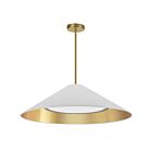 Dainolite Padme PAD-2630P-AGB-692 1-Light 30W White LED Pendant