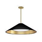Dainolite Padme PAD-2630P-AGB-698 1-Light 30W Black LED Pendant