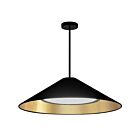 Dainolite Padme PAD-2630P-MB-698 1-Light 30W Black LED Pendant