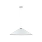 Dainolite Prudence PDC-241P-MB-MW 1 Light Matte White 100W Incandescent Pendant
