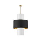 Dainolite Patrona POA-224P-AGB-698-790 4-lights 240W Black LED Pendant