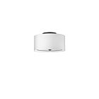 Dainolite Porscha POR-163FH-MB-WH 3 Lights White 180W Incandescent Flush Mount