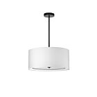 Dainolite Porscha POR-224P-MB-WH 4 Lights White 240W Incandescent Pendant