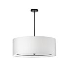 Dainolite Porscha POR-344P-MB-WH 4 Lights White 400W Incandescent Pendant